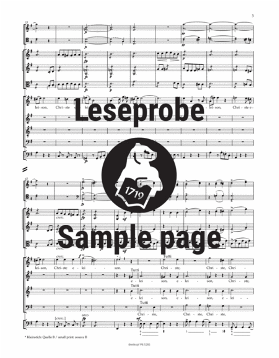 Mass in G major D 167 STB scores gallery preview page 4