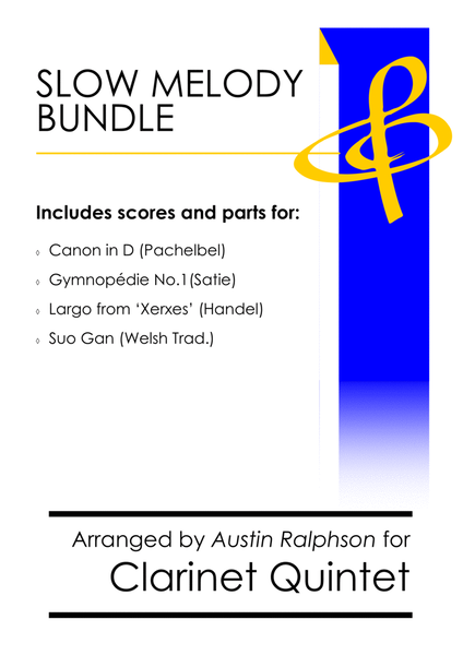 Slow Melody Bundle - clarinet quintet book / pack image number null