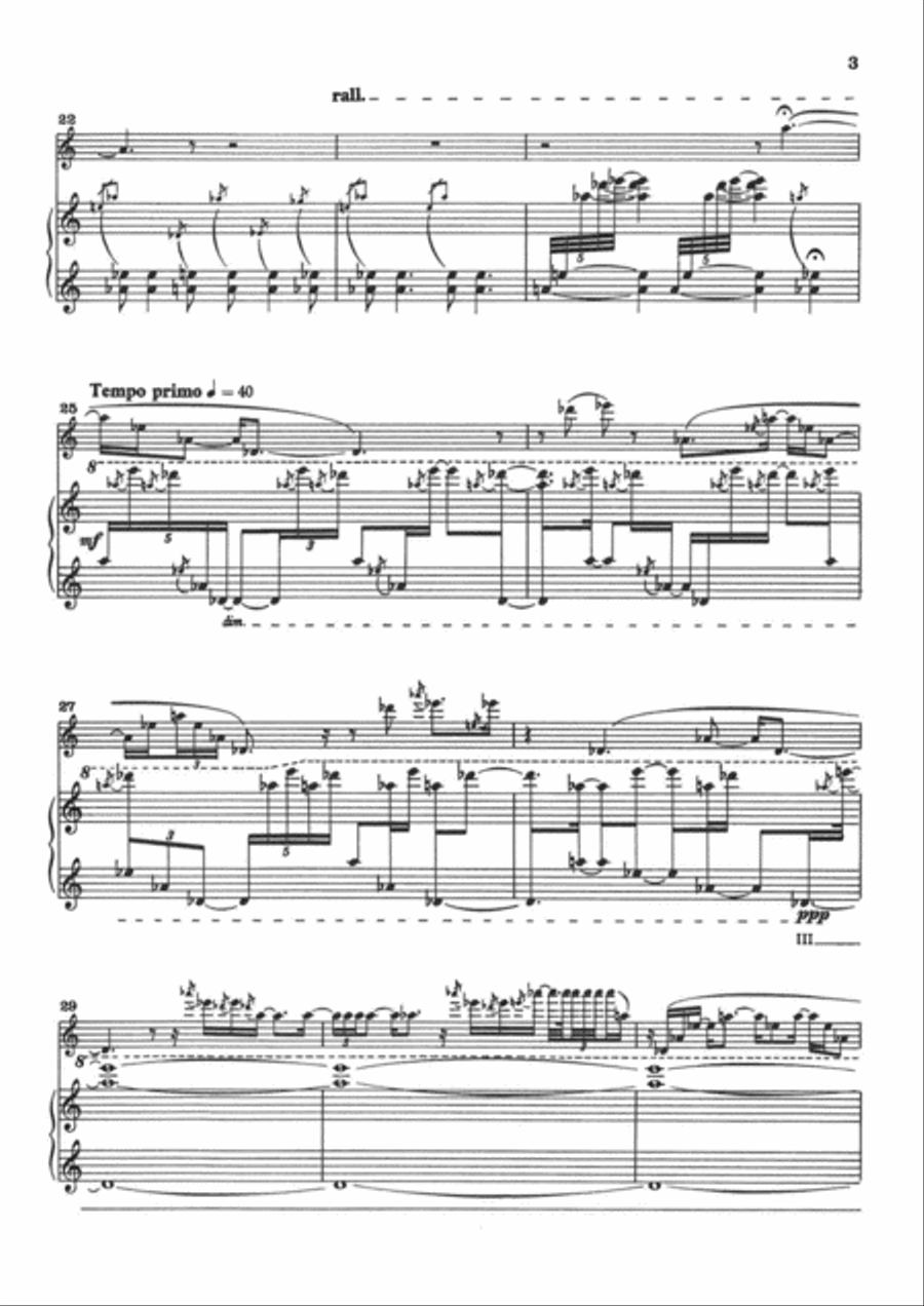 Goldfish Through Summer Rain Small Ensemble scores gallery preview page 3