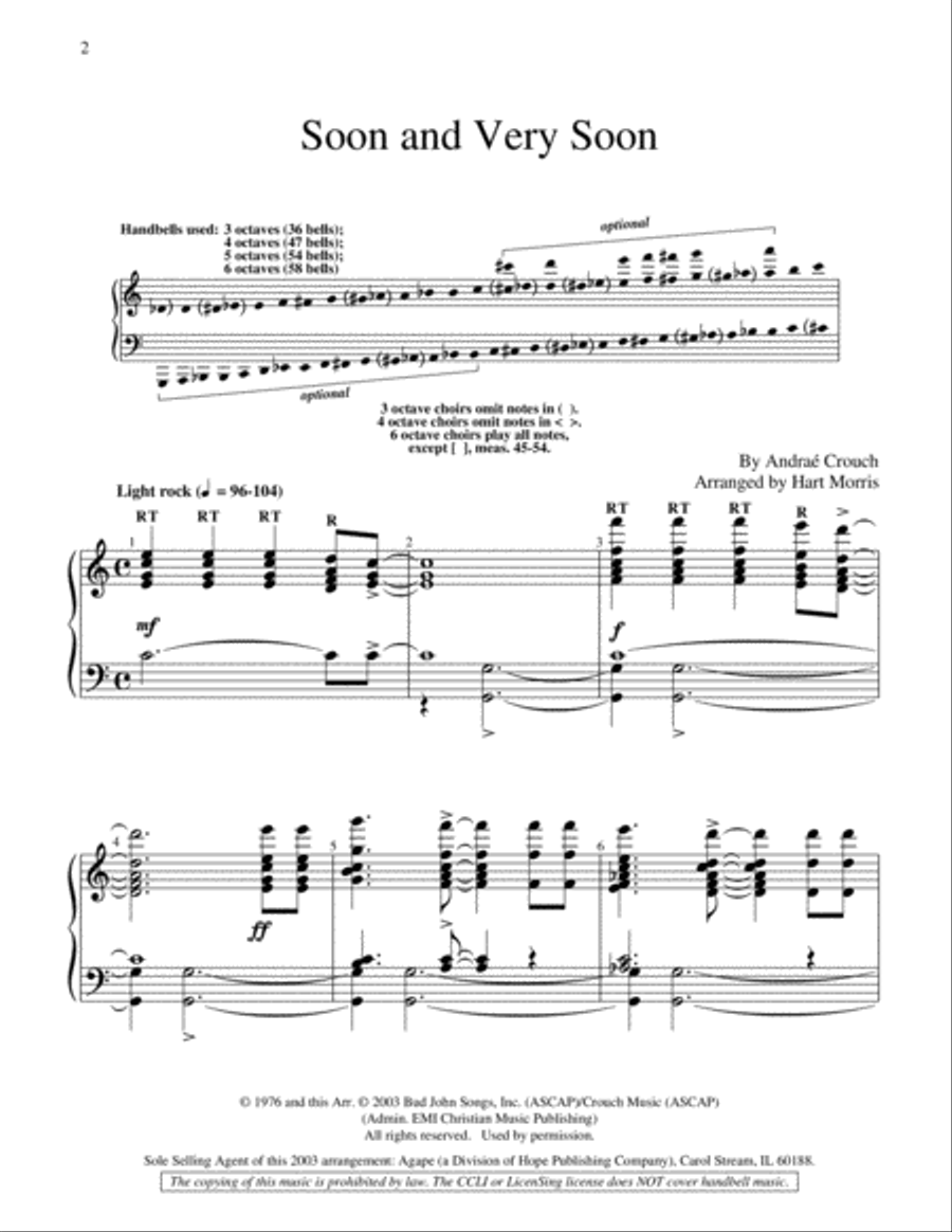 Soon and Very Soon Soon and Very Soon 5-Octaves scores gallery preview page 2