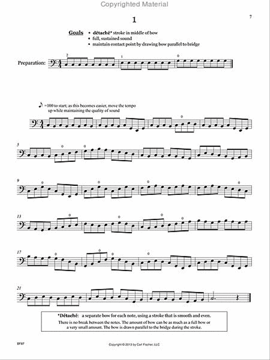 Mastering the Bow (Part 1) Double Bass scores gallery preview page 2