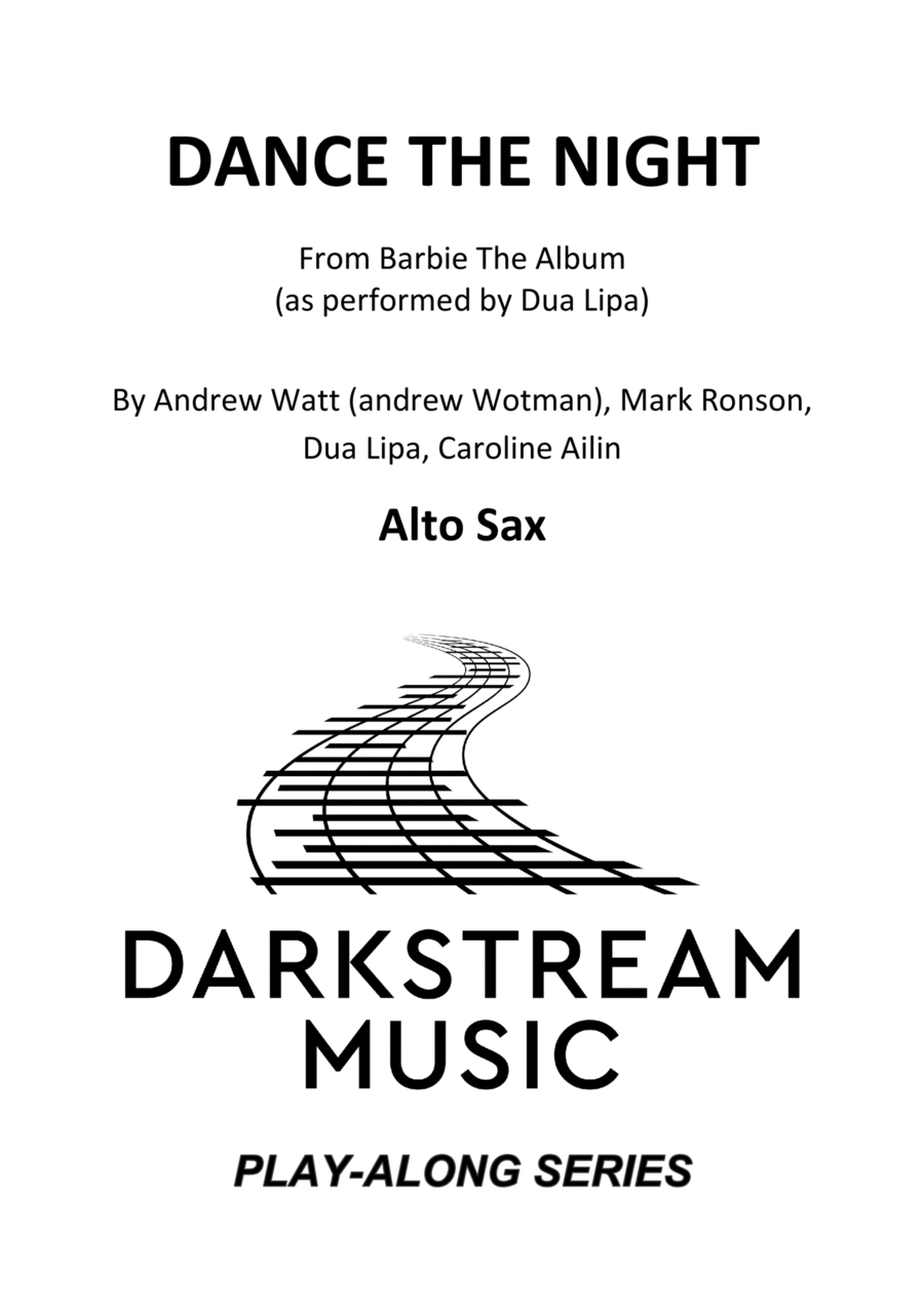 Dance The Night Alto Saxophone scores gallery preview page 1