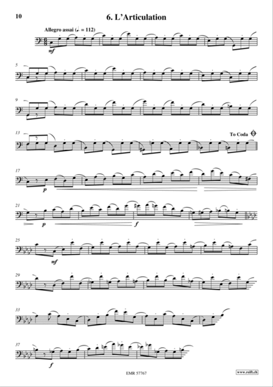 36 Etudes Transcendantes Bassoon Solo scores gallery preview page 8
