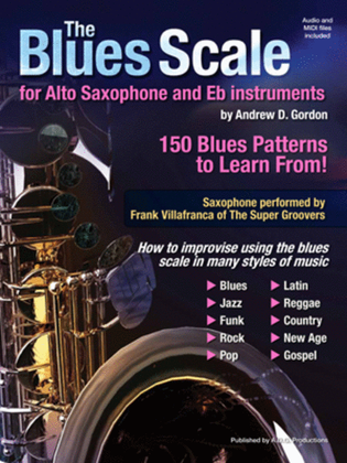 Book cover for The Blues Scale for Altor saxophone and Eb instruments