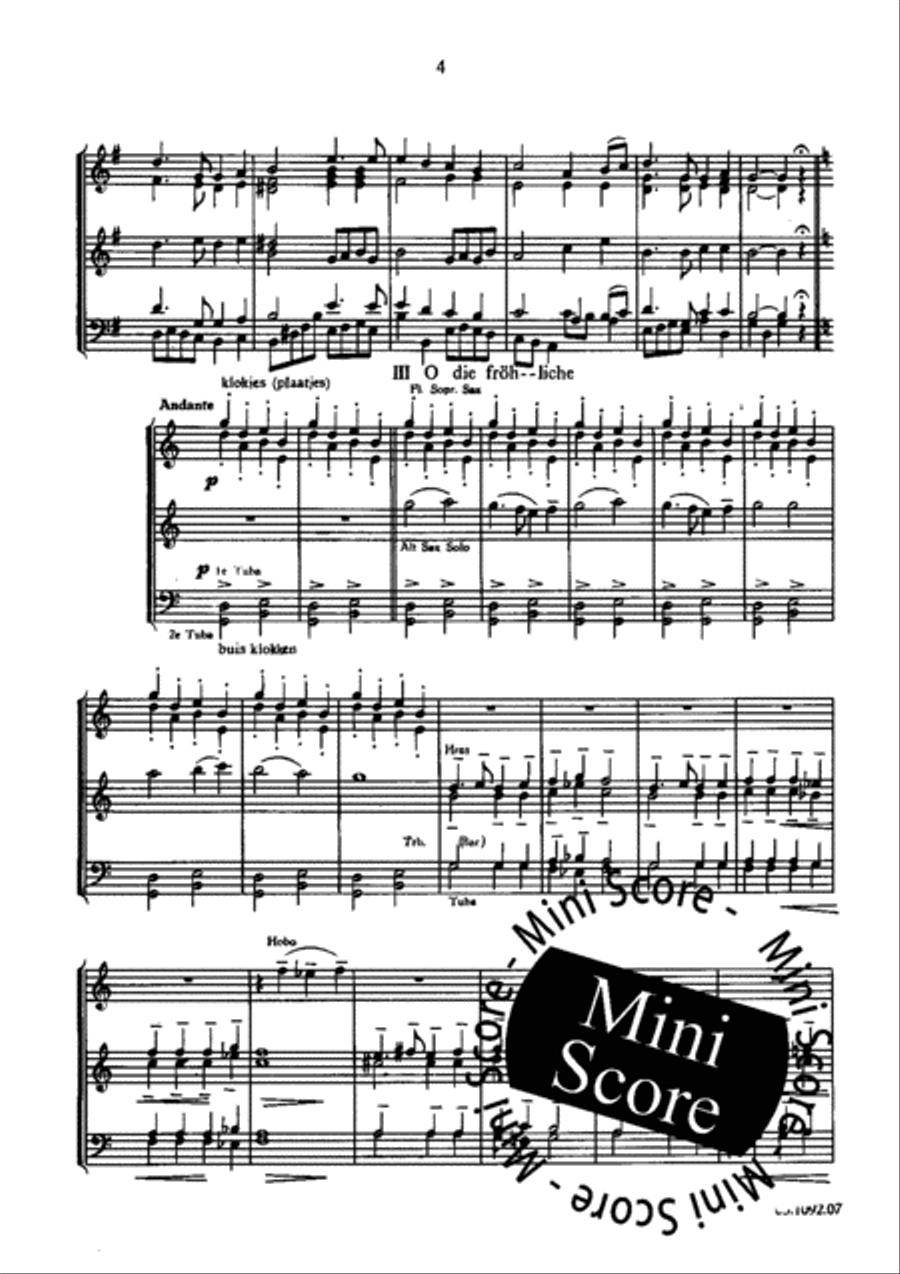 Kerstavond Fanfare Band scores gallery preview page 8