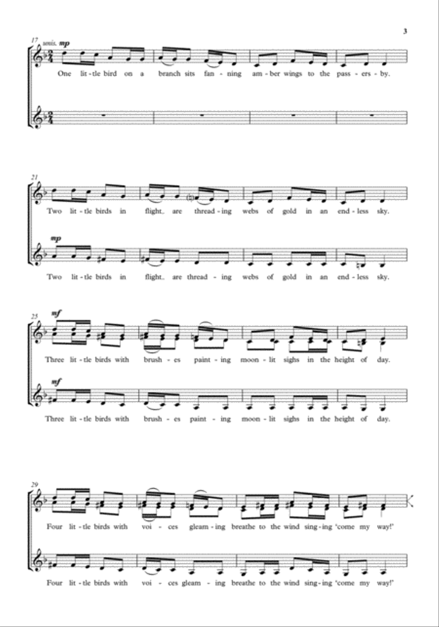 Songbird SSA scores gallery preview page 3