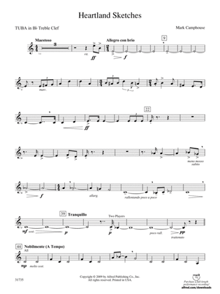 Heartland Sketches: (wp) B-flat Tuba T.C.