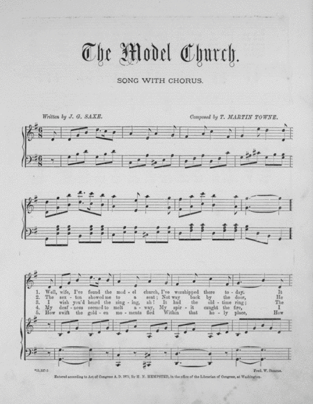 The Model Church. Song & Chorus