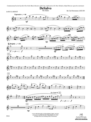 DeSalvo: 1st B-flat Clarinet