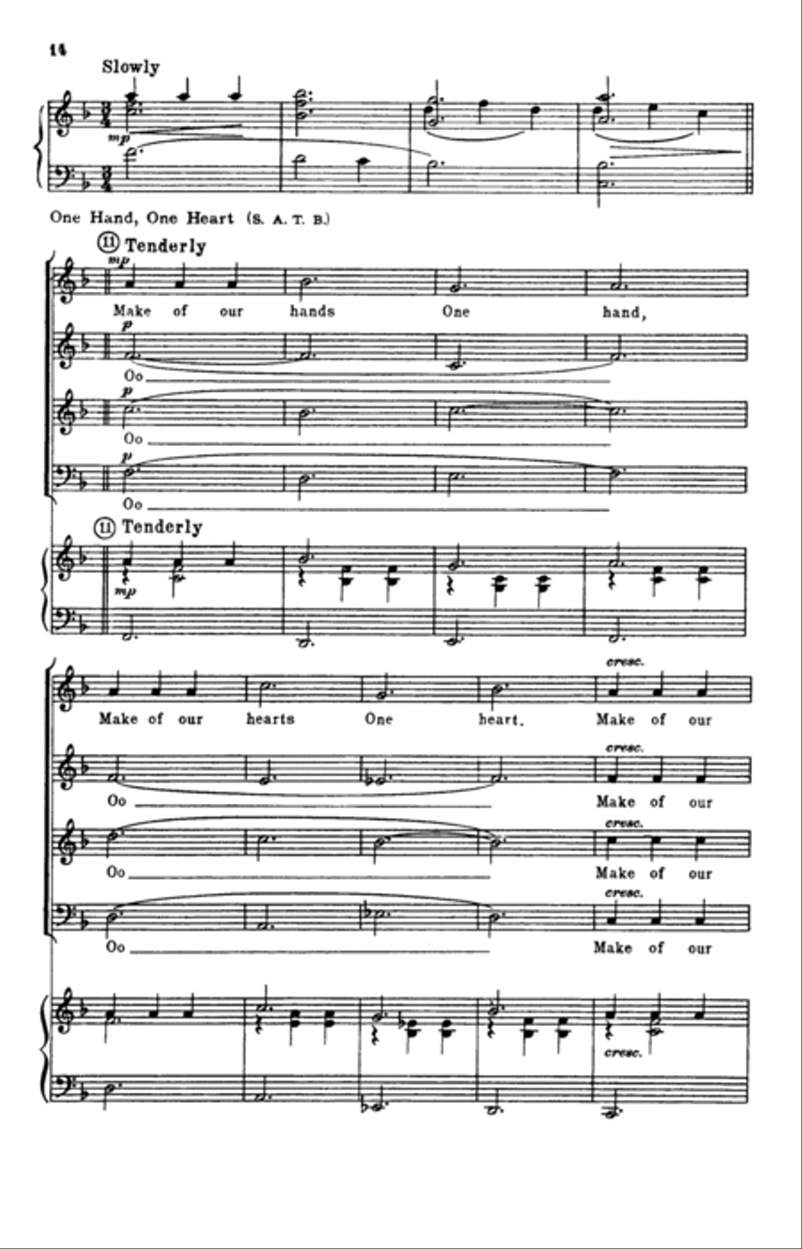 Choral Medley from West Side Story (arr. William Stickles) 4-Part scores gallery preview page 12