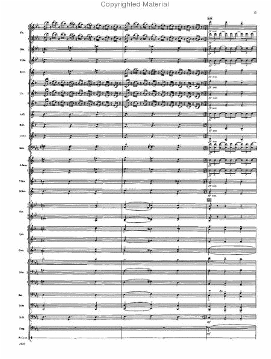 Pilgrim's Chorus Concert Band scores gallery preview page 13