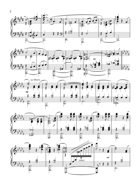 Les Chemins de l'Amour (Valse Chantée), Piano Solo arr. by Shawn Heller image number null