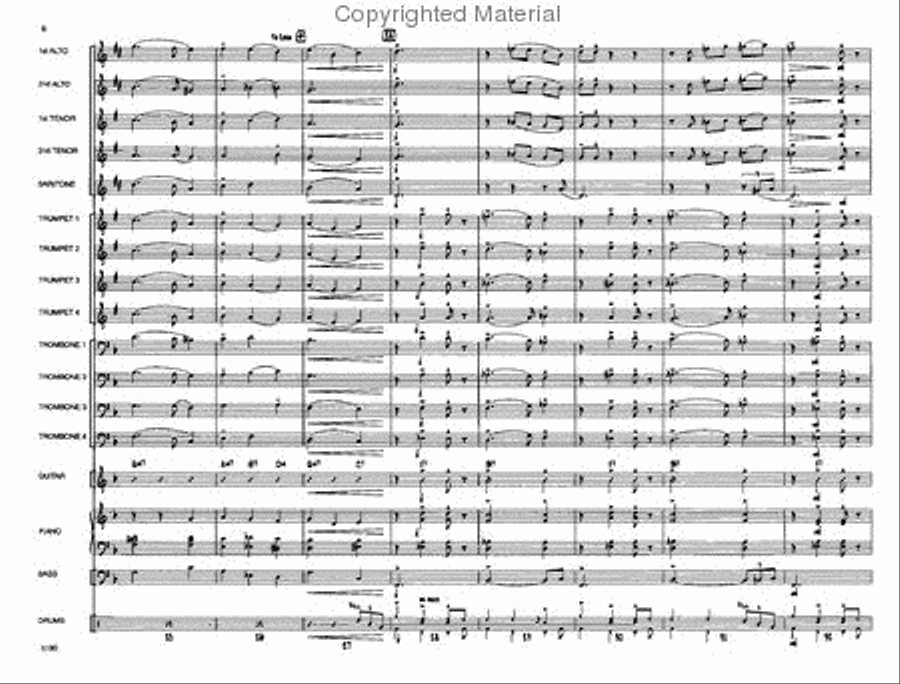 Away In A Manger Away In A Manger Jazz Ensemble scores gallery preview page 5