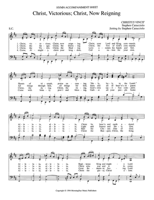 Christ, Victorious: Christ, Now Reigning (Downloadable Hymn Accompaniment)