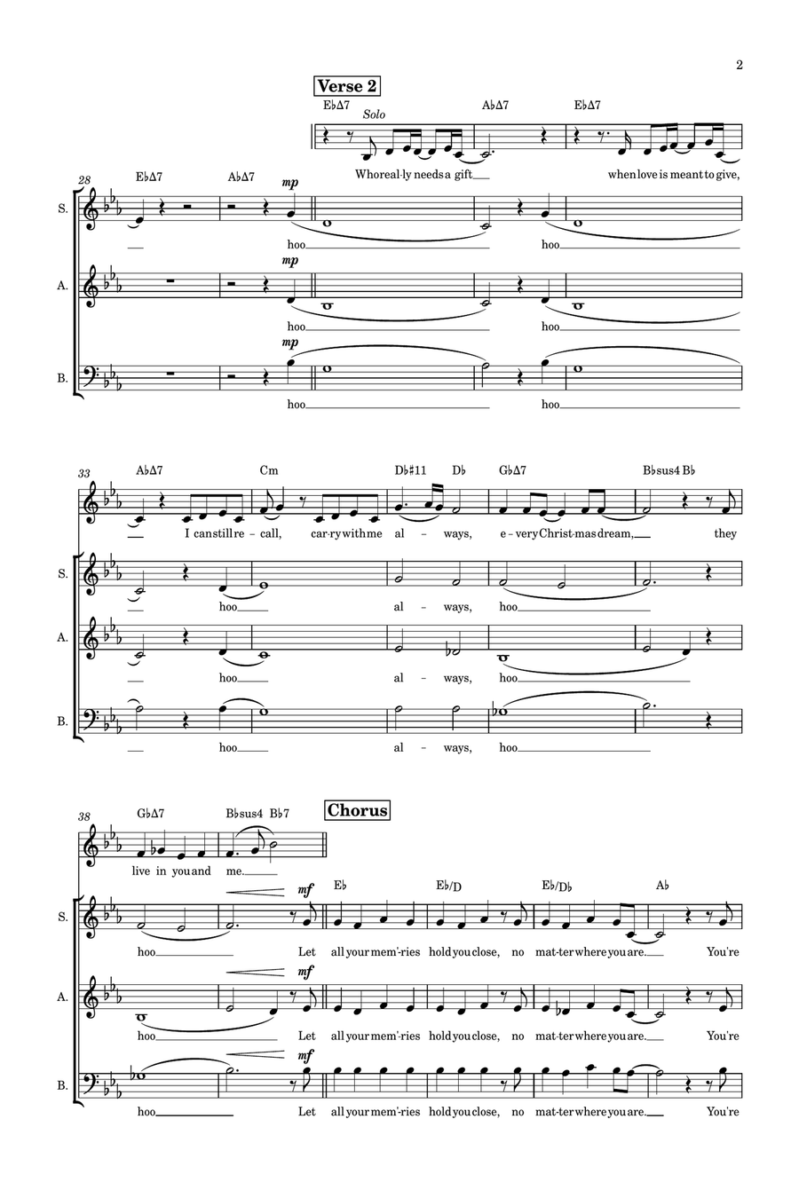 Something About December 3-Part scores gallery preview page 2