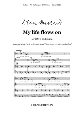 My life flows on (SATB and piano)