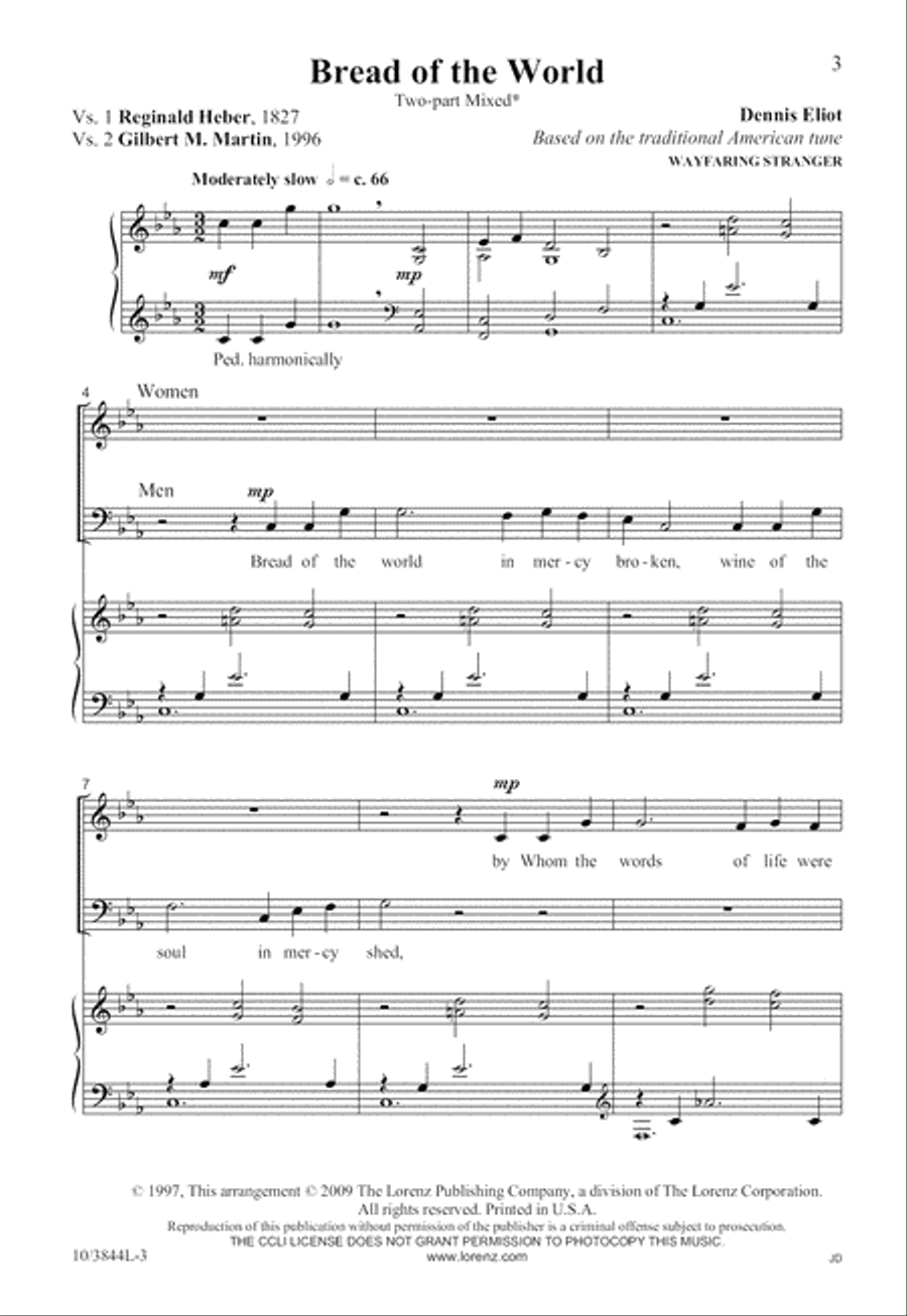 Bread of the World Bread of the World 2-Part scores gallery preview page 4