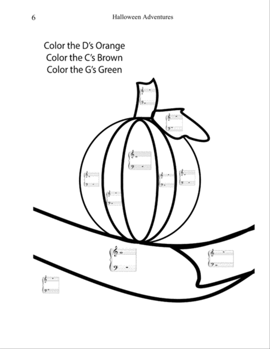 Halloween Adventures Halloween Adventures Piano Method scores gallery preview page 6