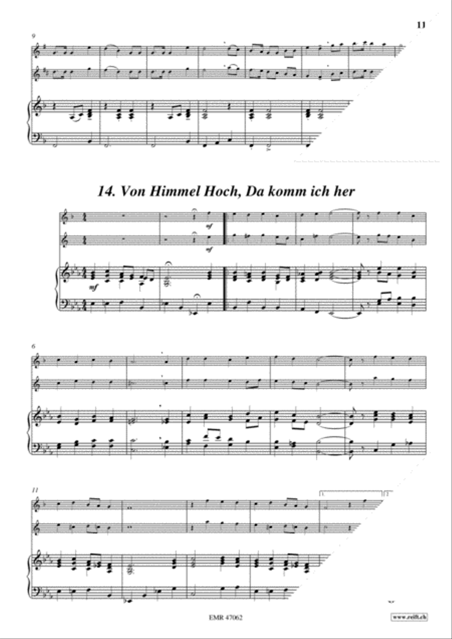 28 Weihnachtsmelodien Vol. 1 + 2 Woodwind Duet scores gallery preview page 21