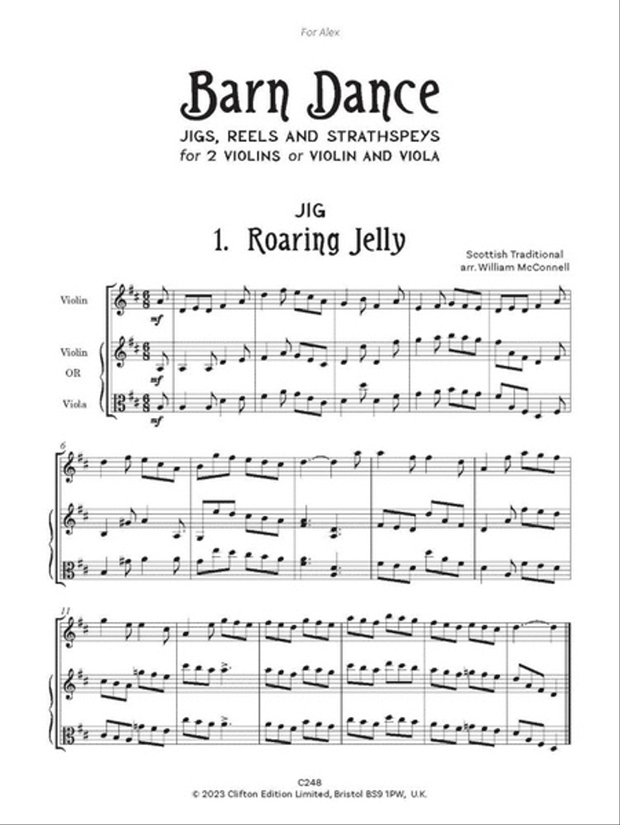 Barn Dance Viola scores gallery preview page 2
