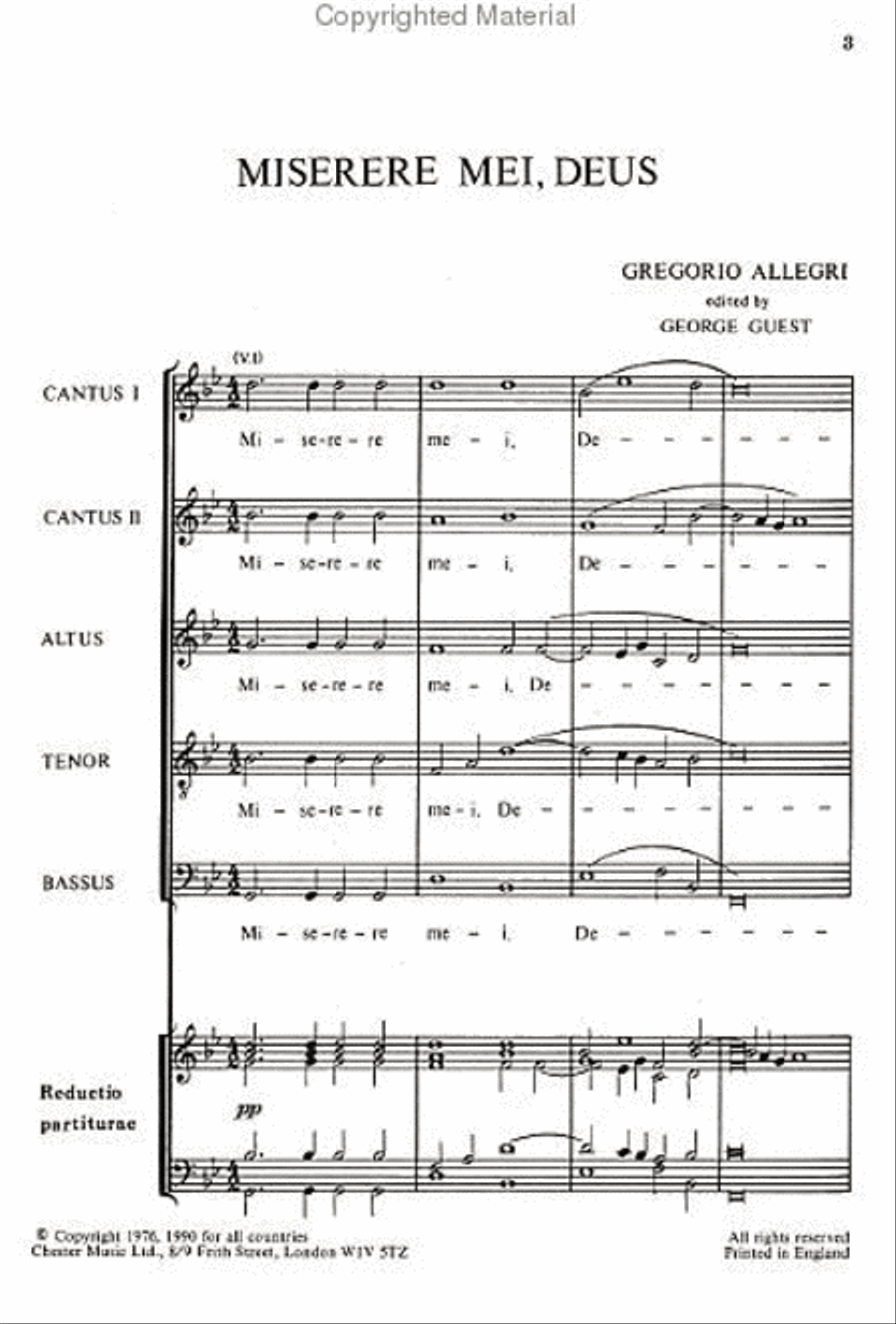 Miserere Mei, Deus SSATB scores gallery preview page 2