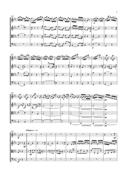 Haydn - String Quartet in E flat major, Hob.III:80 ; Op.76 No.6 "Erdödy Quartet No.6"