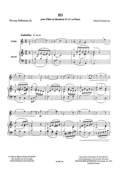 Le petit flute vol. 1 Flute Solo - Sheet Music