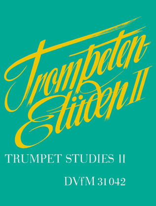 Book cover for Studies for Trumpet