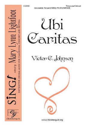 Book cover for Ubi Caritas (Three-part Mixed))