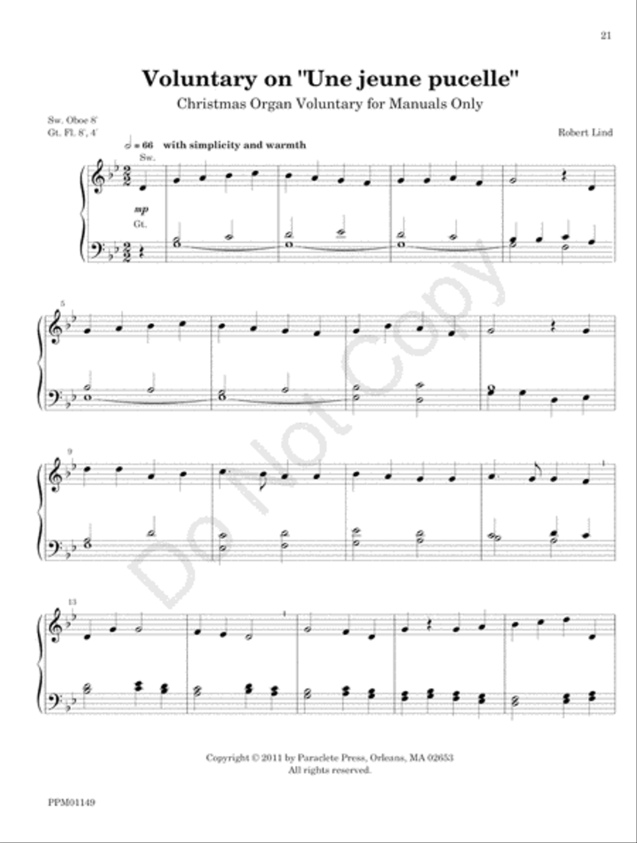Organ Works for the Church Year Organ scores gallery preview page 27