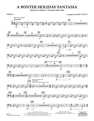 A Winter Holiday Fantasia - Timpani