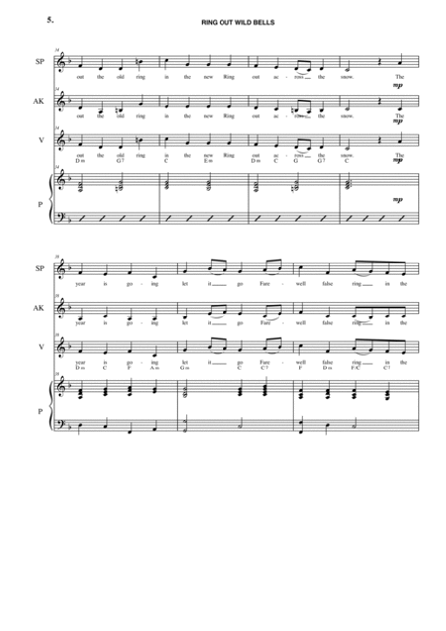 Ring out wild bells