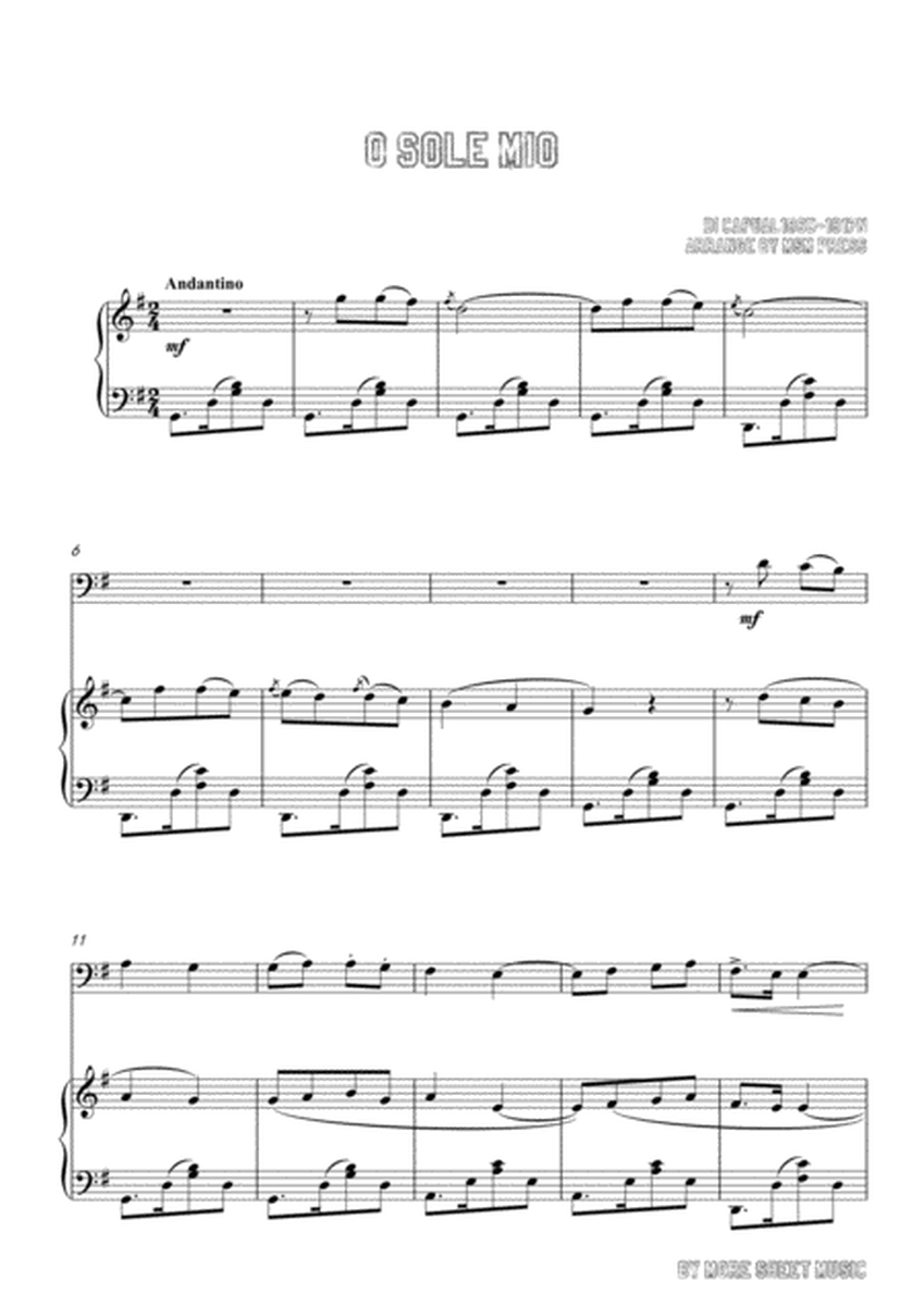 Di Capua-O sole mio, for Cello and Piano image number null