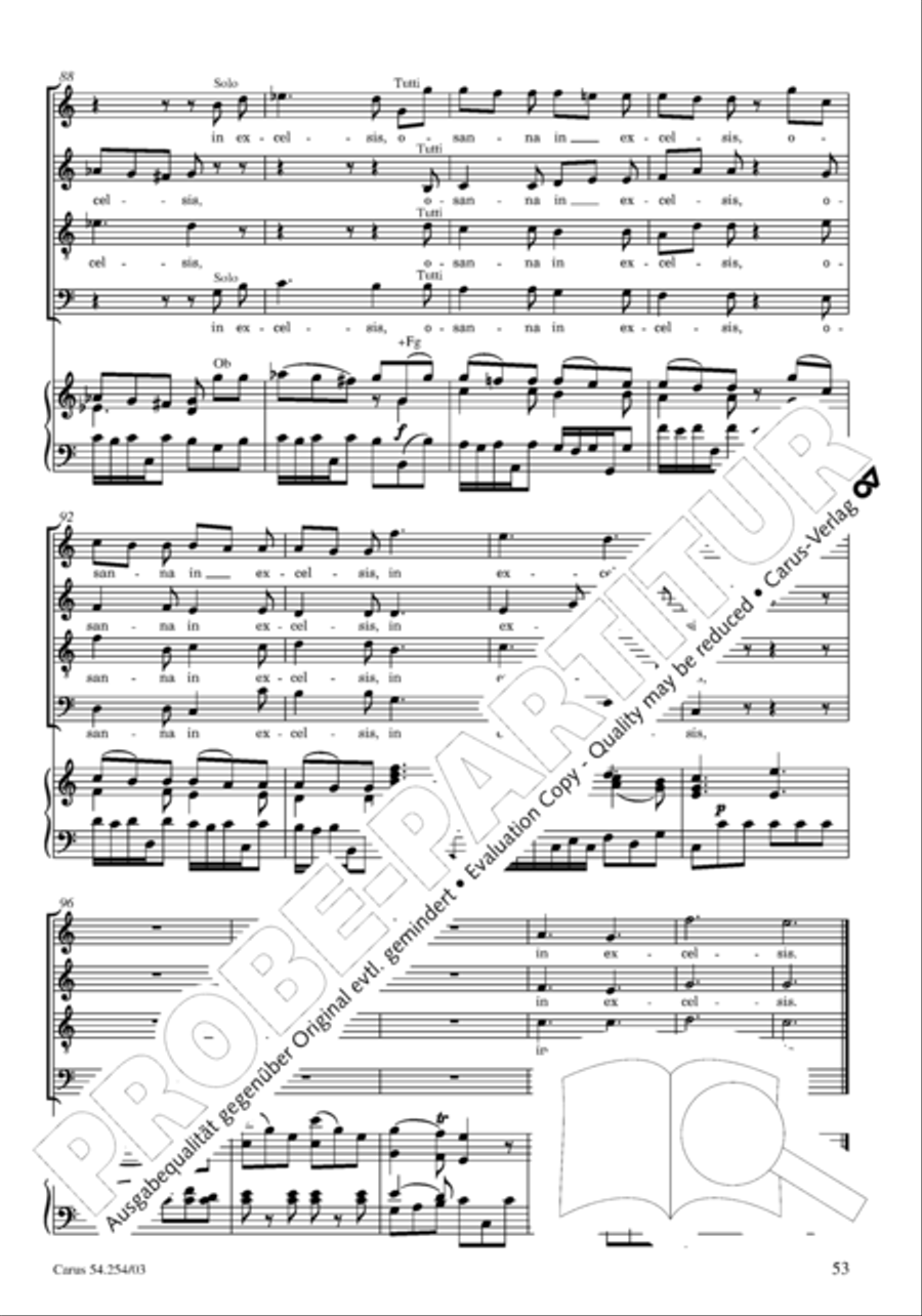 Missa Sancti Hieronymi 4-Part scores gallery preview page 54