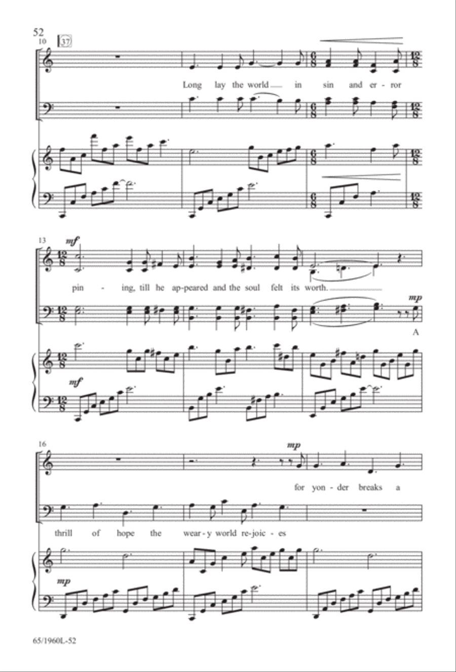 A New Birth...A New Beginning 4-Part scores gallery preview page 53