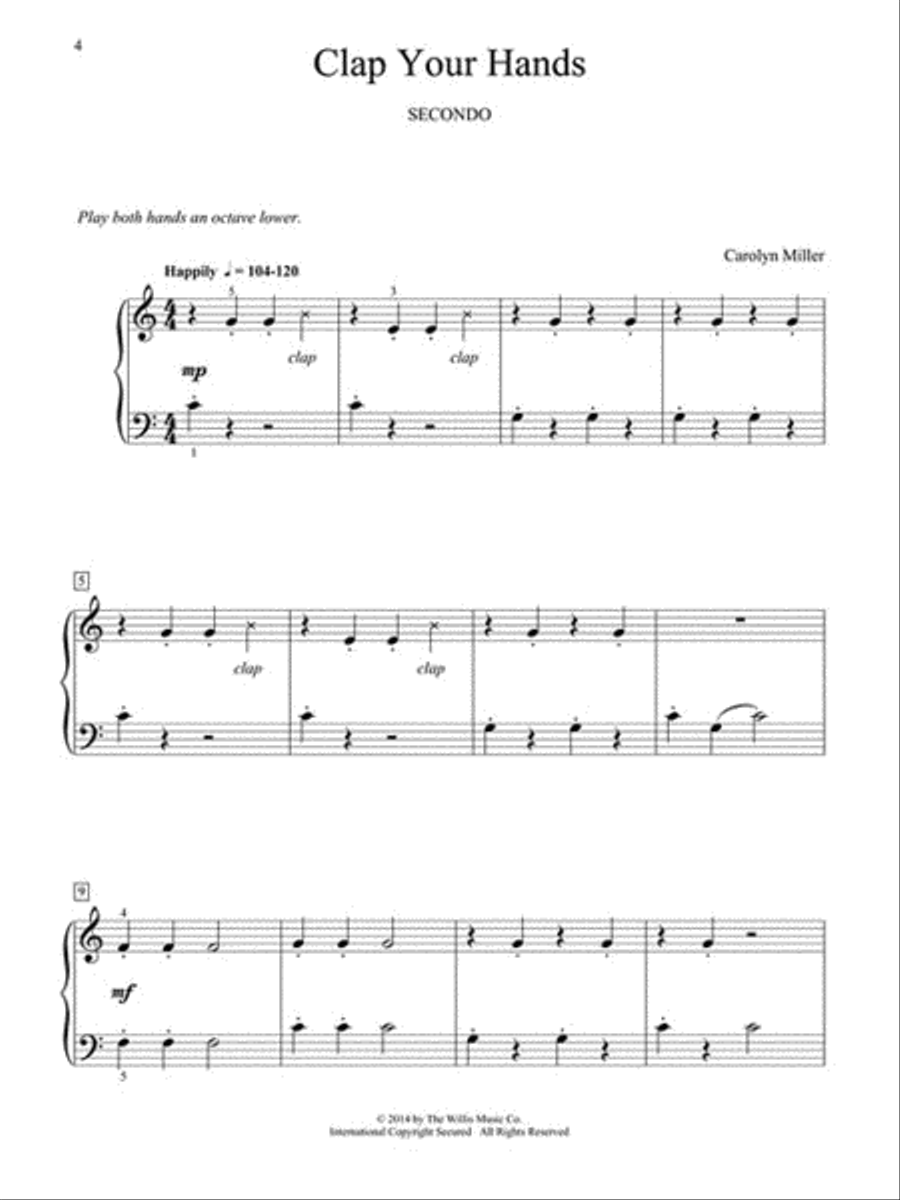5 Easy Duets 5 Easy Duets Easy Piano scores gallery preview page 3