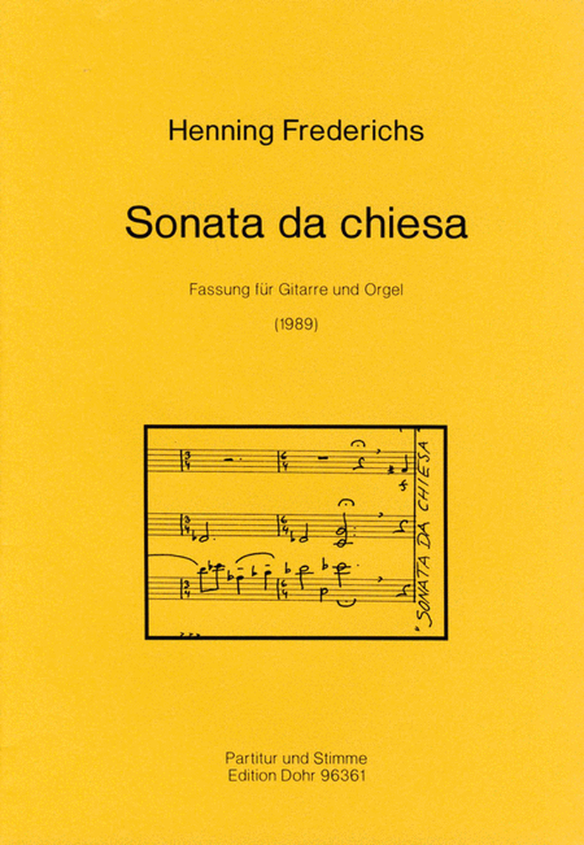 Sonata da chiesa für Gitarre und Orgel (1989)