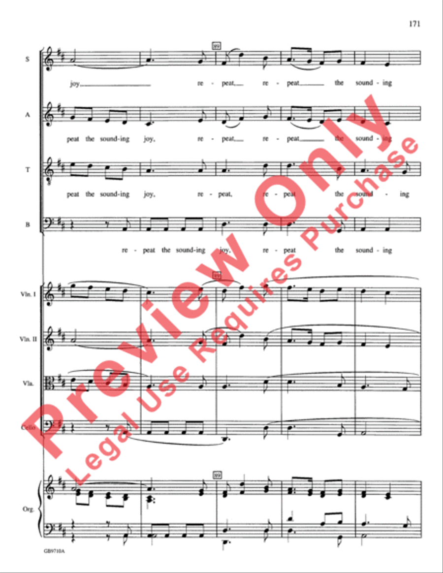 A Festival of Lessons and Carols Choir scores gallery preview page 172
