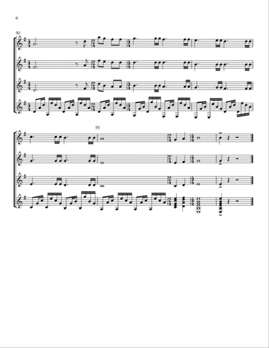 The Highwayman Acoustic Guitar scores gallery preview page 6