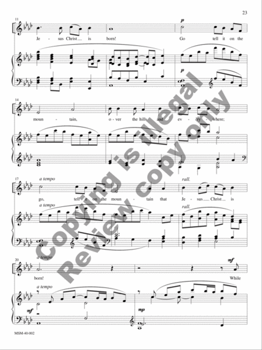 Seasons and Celebrations (Winter) Medium Voice scores gallery preview page 44