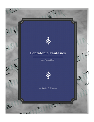Book cover for Pentatonic Fantasies for Piano Solo: 20 piano solos
