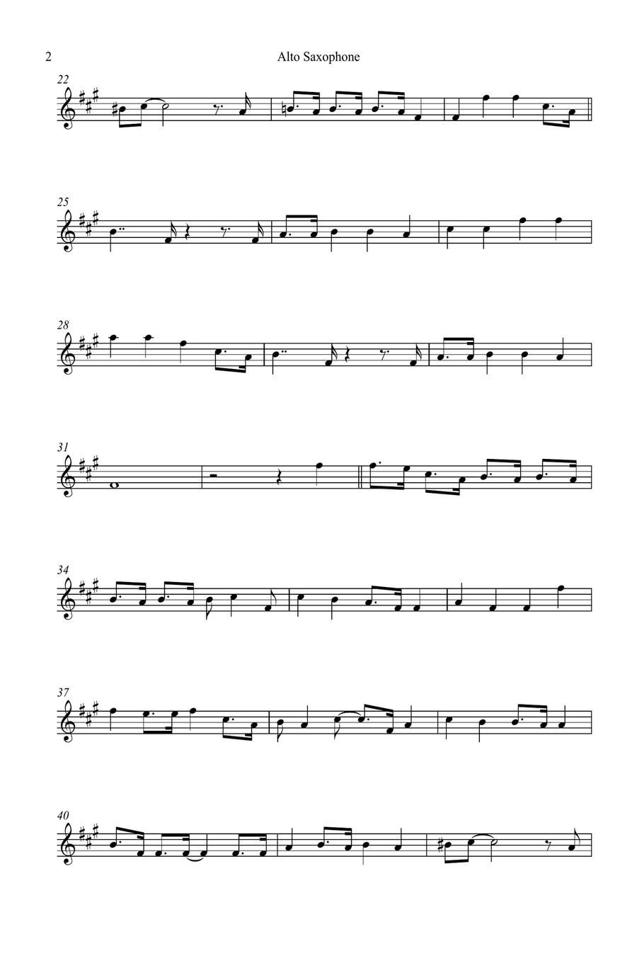 Hit The Road Jack Hit The Road Jack Alto Saxophone scores gallery preview page 2