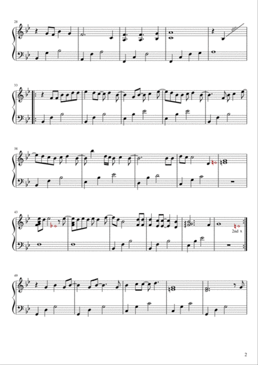 Rocketman Celtic Harp scores gallery preview page 2