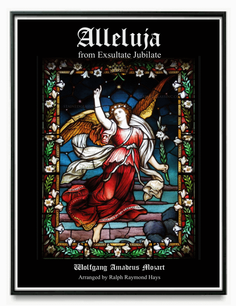 ALLELUJA from Exsultate Jubilate Flute Quartet scores gallery preview page 1