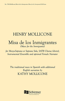 Book cover for Misa de los Inmigrantes (Full Score)