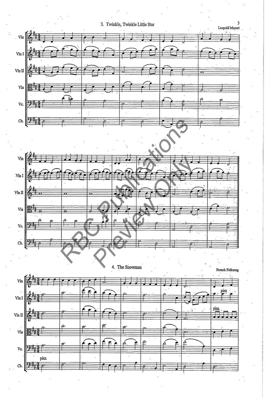Beginner Tune Accompaniments Massed String Orchestra scores gallery preview page 6