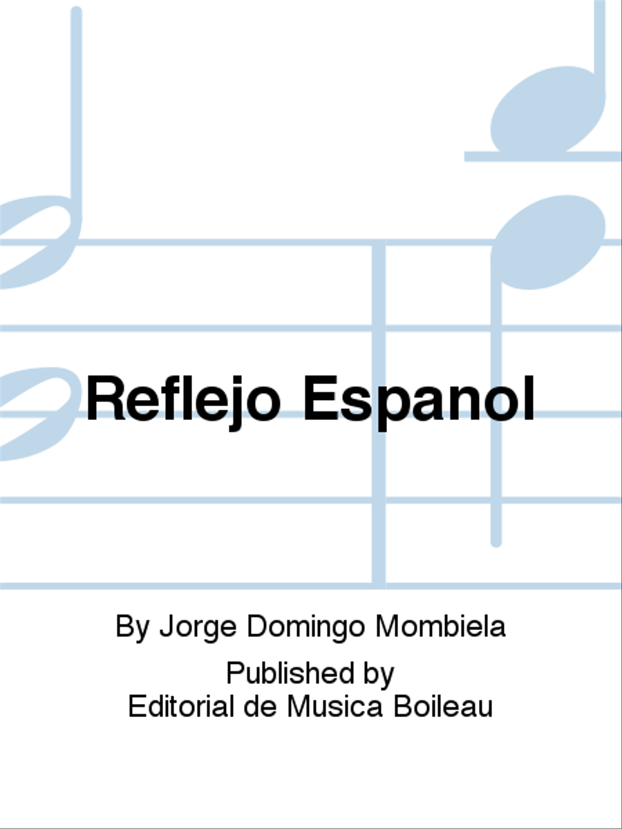 Reflejo Espanol Piano Solo scores gallery preview page 1