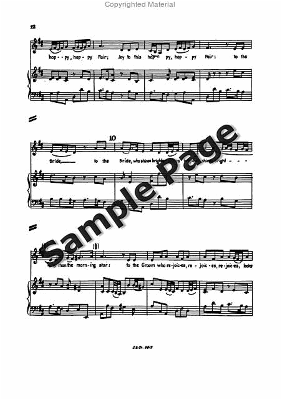Blow Marriage Ode Full Score Mixed Choir scores gallery preview page 15