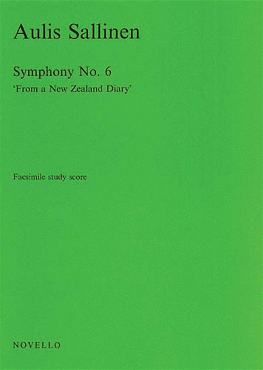 Aulis Sallinen: Symphony No. 6 'From A New Zealand Diary' Orchestra scores gallery preview page 1