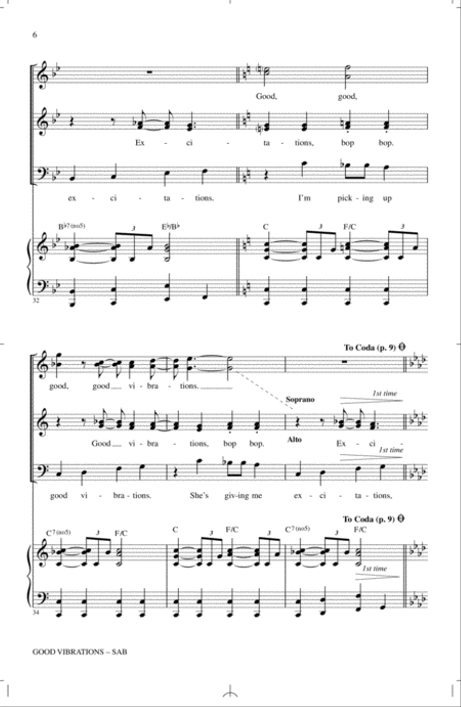 Good Vibrations Good Vibrations 3-Part scores gallery preview page 5